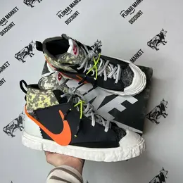 NIKE: Чёрные кеды  Blazer Mid