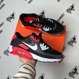 NIKE: Чёрные кроссовки  Air Max 90