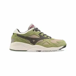 Mizuno: Зелёные кроссовки 