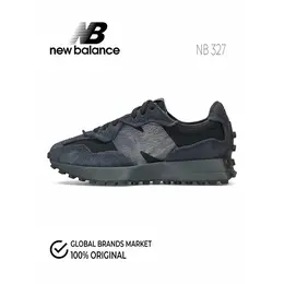 New Balance: Чёрные кроссовки  327