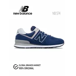 New Balance: Синие кроссовки  327