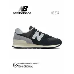 New Balance: Чёрные кроссовки  574