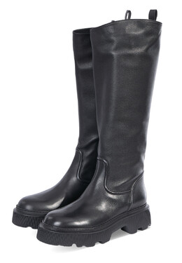 Santoni: Чёрные сапоги 