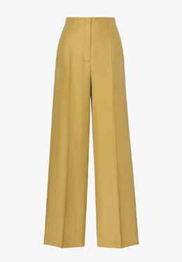 Alberta Ferretti: Зелёные брюки 