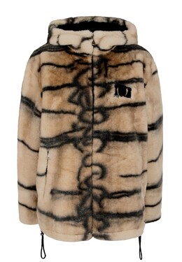 Roberto Cavalli: Бежевая шуба 