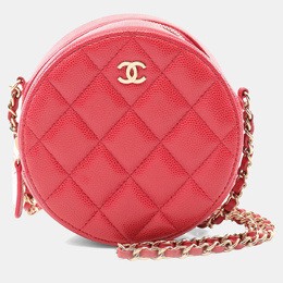 Chanel: Красный клатч 