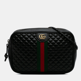 Gucci: Чёрная сумка через плечо  Web