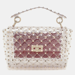 Valentino: Красная сумка  Rockstud Spike