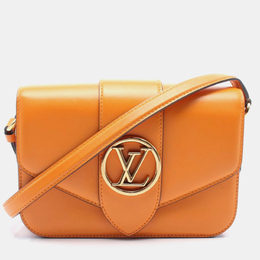Louis Vuitton: Оранжевая сумка 