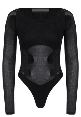 Dion Lee: Чёрный боди 