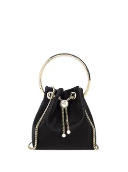 Jimmy Choo: Чёрная сумка-шоппер  Bon Bon
