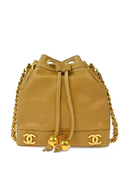 CHANEL Pre-Owned: Коричневая сумка 