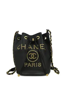 CHANEL Pre-Owned: Чёрная сумка 