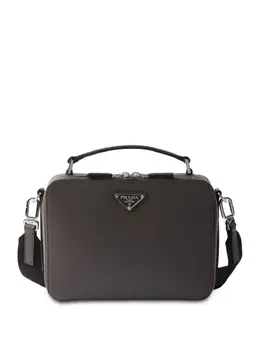 Prada: Тёмная сумка-шоппер 