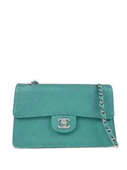 CHANEL Pre-Owned: Зелёная сумка 