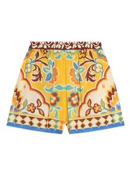 ETRO: Шорты с растительным принтом 