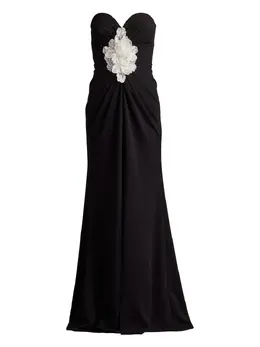 Tadashi Shoji: Чёрное платье 