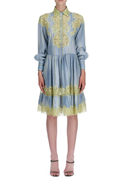 Ermanno Scervino: Голубое платье 