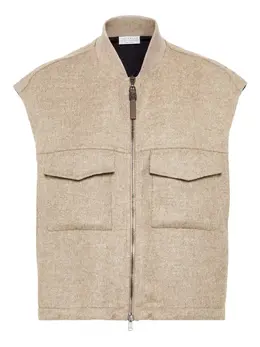 Brunello Cucinelli: Светлый жилет 