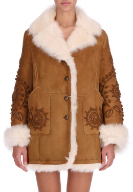 Ermanno Scervino: Коричневая дублёнка 