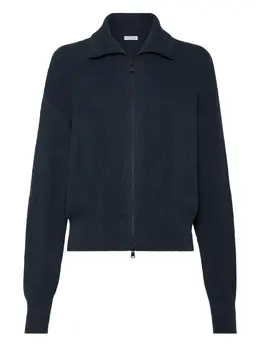 Brunello Cucinelli: Синий кардиган 
