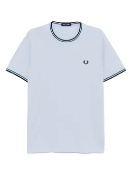 Fred Perry: Голубая футболка  Twin Tipped