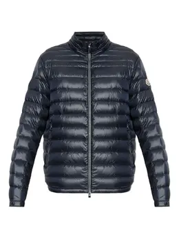 Moncler: Синяя куртка 