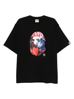 A BATHING APE®: Чёрная футболка 