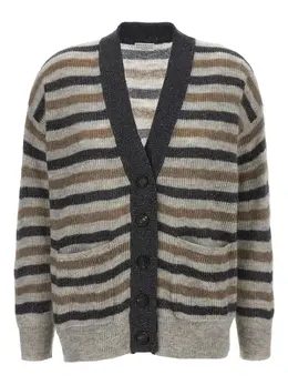 Brunello Cucinelli: Кардиган в полоску 