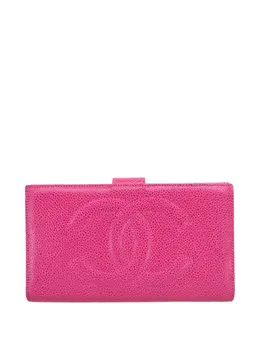 CHANEL Pre-Owned: Розовый кошелёк 