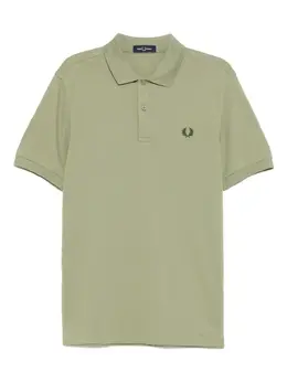 Fred Perry: Поло цвета хаки 