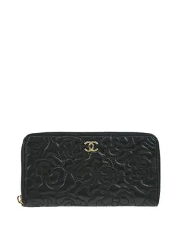 CHANEL Pre-Owned: Чёрный кошелёк 