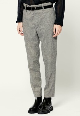 Isabel Marant Étoile: Серые брюки 