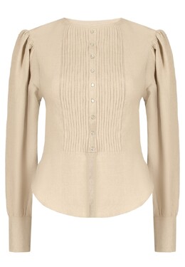 Isabel Marant Étoile: Бежевая рубашка 