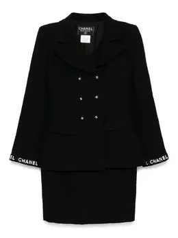 CHANEL Pre-Owned: Чёрная юбка 