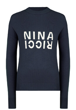 Nina Ricci: Трикотажный свитер 