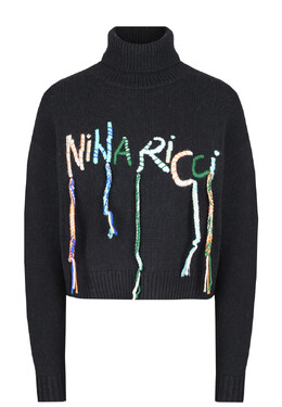 Nina Ricci: Трикотажный свитер 