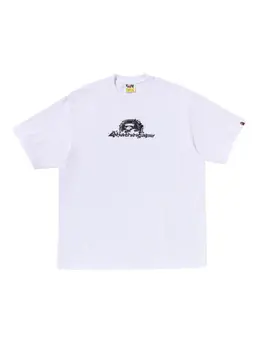A BATHING APE®: Белая футболка 