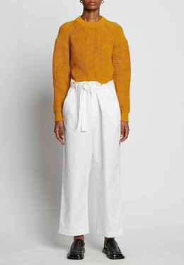Proenza Schouler: Белые брюки 