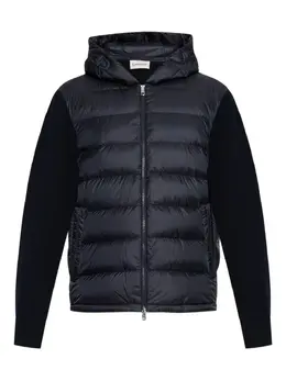 Moncler: Синий кардиган 