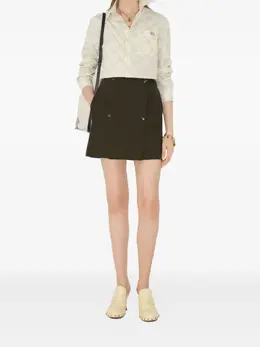 Burberry: Короткая юбка 