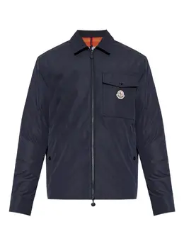 Moncler: Синяя куртка 