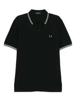 Fred Perry: Тёмное поло  Twin Tipped