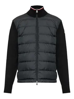 Moncler: Чёрный кардиган 