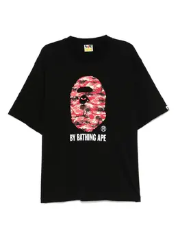A BATHING APE®: Чёрная футболка 