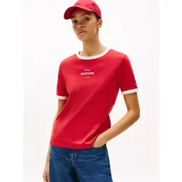 TOMMY HILFIGER: Красная футболка 