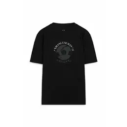 Armani Exchange: Чёрная футболка 