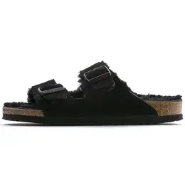 Birkenstock: Чёрные сандалии 