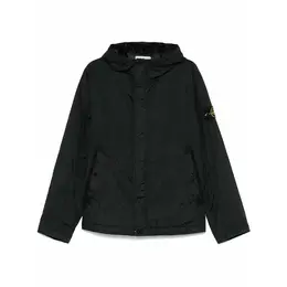 Stone Island: Чёрная куртка  Compass