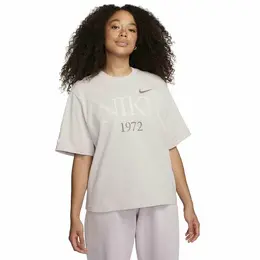 NIKE: Серая футболка  Sportswear